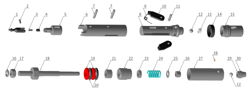 WIRELINE H HEAD ASSEMBLY