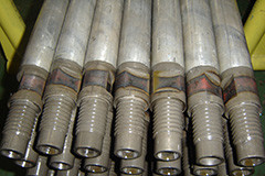 LIGHT ALLOYED DRILL PIPES WITH DIAMETER 54 MM